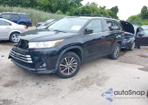 2018 Toyota Highlander Xle from USA, damaged, VIN 5TDJZRFH2JS529573